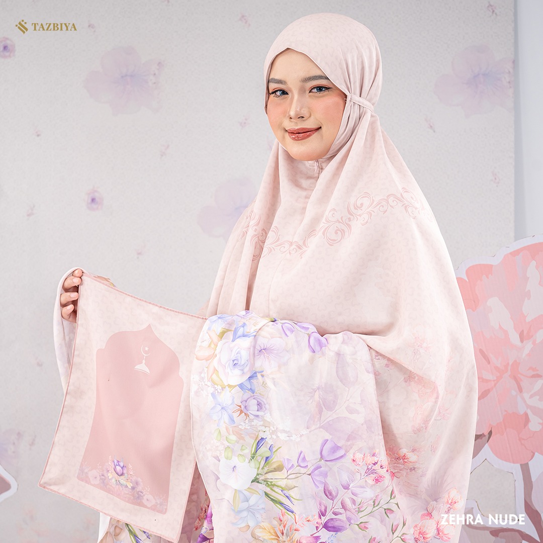 MUKENA TAZBIYA PREMIUM ZEHRA SERIES I Mukena Maxmara Silk Jumbo 2in1 Dewasa