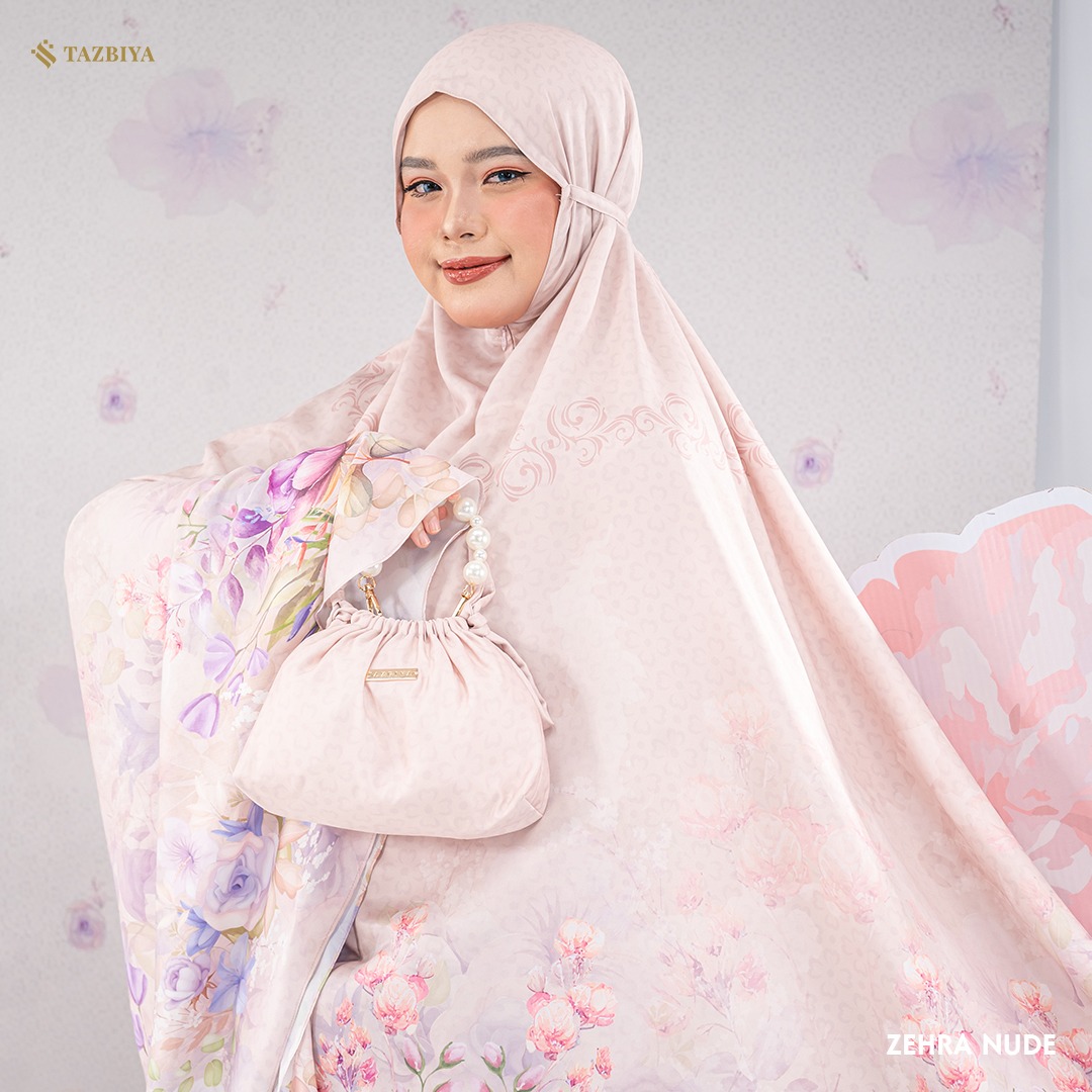 MUKENA TAZBIYA PREMIUM ZEHRA SERIES I Mukena Maxmara Silk Jumbo 2in1 Dewasa