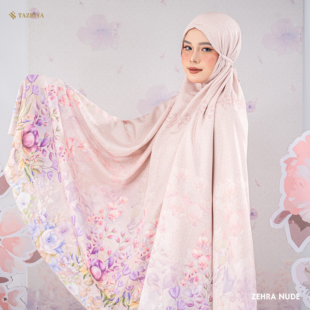 MUKENA TAZBIYA PREMIUM ZEHRA SERIES I Mukena Maxmara Silk Jumbo 2in1 Dewasa