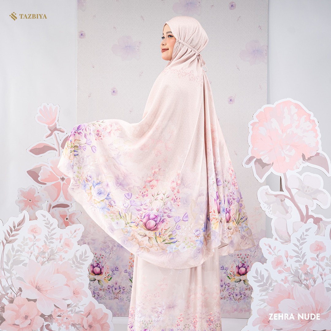 MUKENA TAZBIYA PREMIUM ZEHRA SERIES I Mukena Maxmara Silk Jumbo 2in1 Dewasa