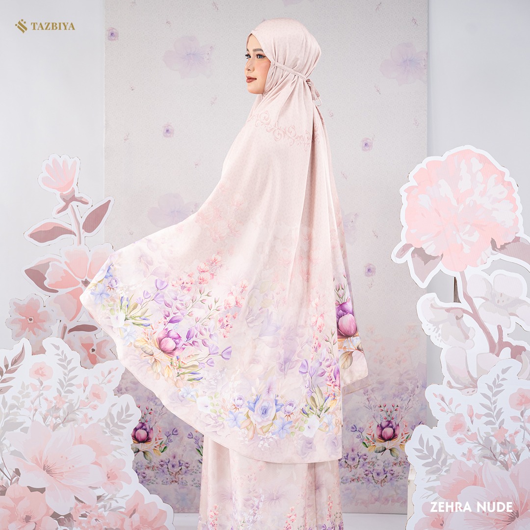 MUKENA TAZBIYA PREMIUM ZEHRA SERIES I Mukena Maxmara Silk Jumbo 2in1 Dewasa
