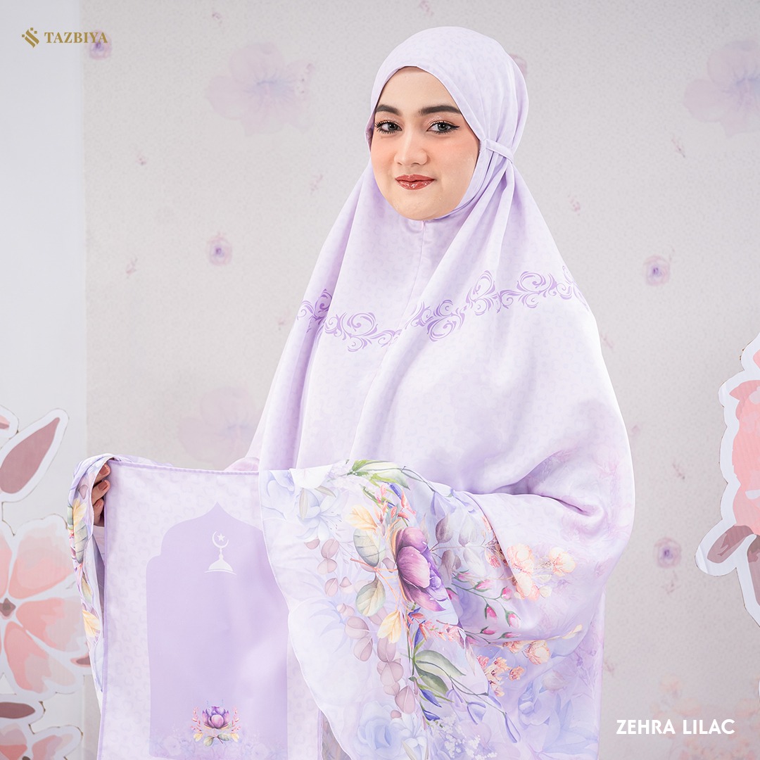 MUKENA TAZBIYA PREMIUM ZEHRA SERIES I Mukena Maxmara Silk Jumbo 2in1 Dewasa