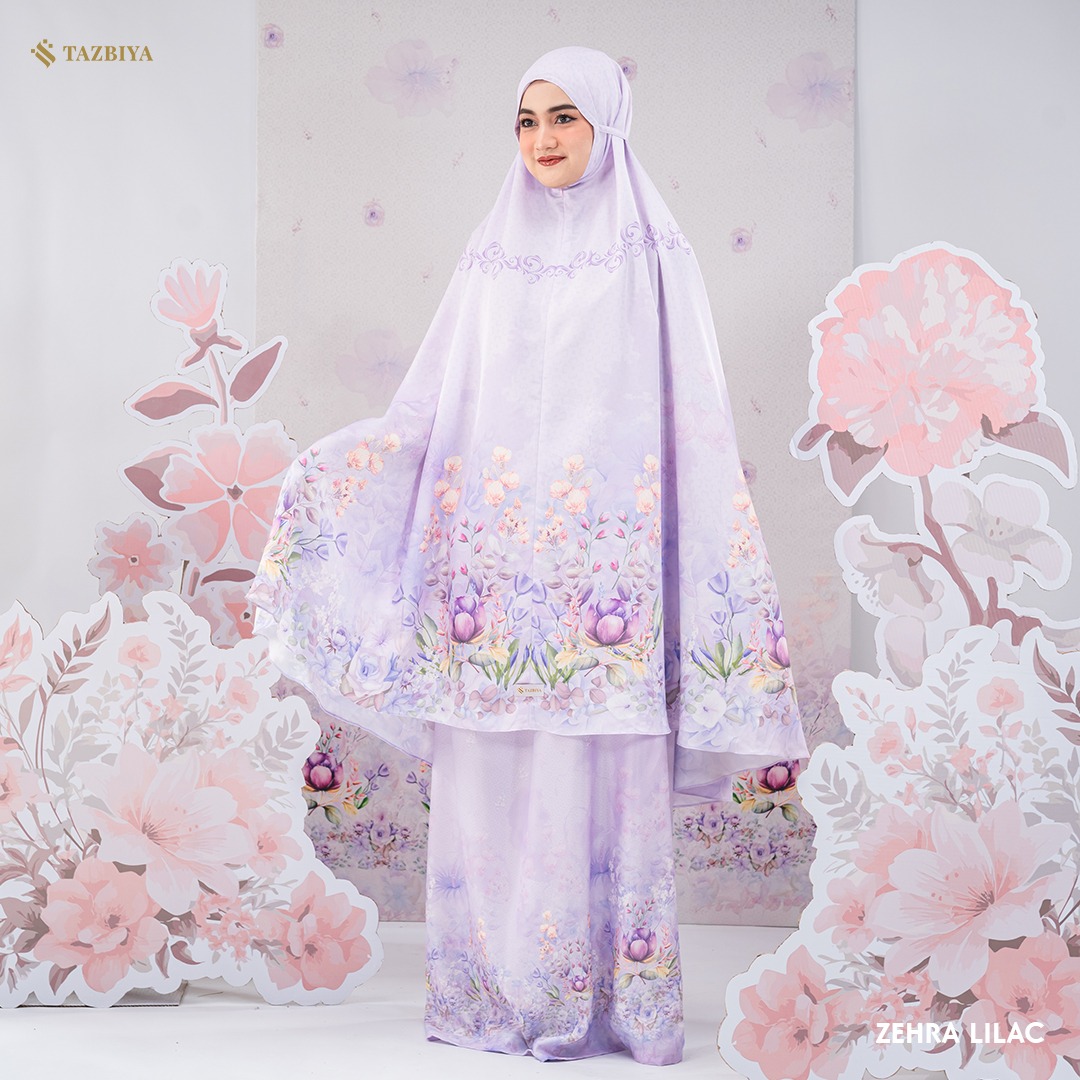 MUKENA TAZBIYA PREMIUM ZEHRA SERIES I Mukena Maxmara Silk Jumbo 2in1 Dewasa