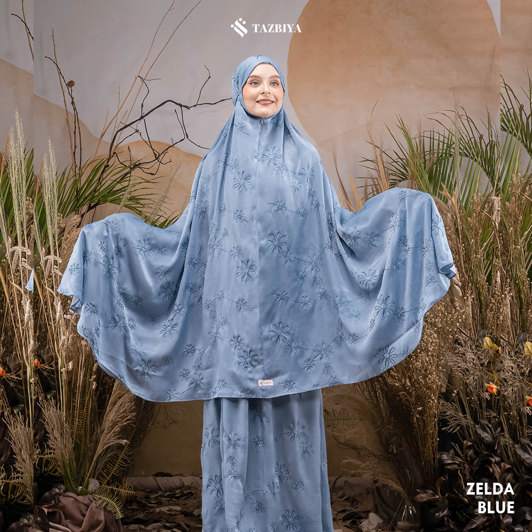 MUKENA PREMIUM SILK BORDIR TAZBIYA DEWASA ZELDA SERIES