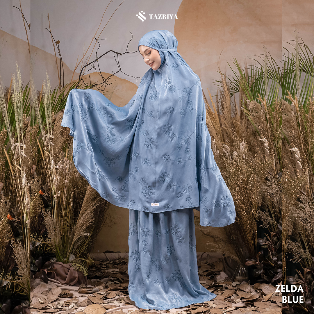 MUKENA PREMIUM SILK BORDIR TAZBIYA DEWASA ZELDA SERIES
