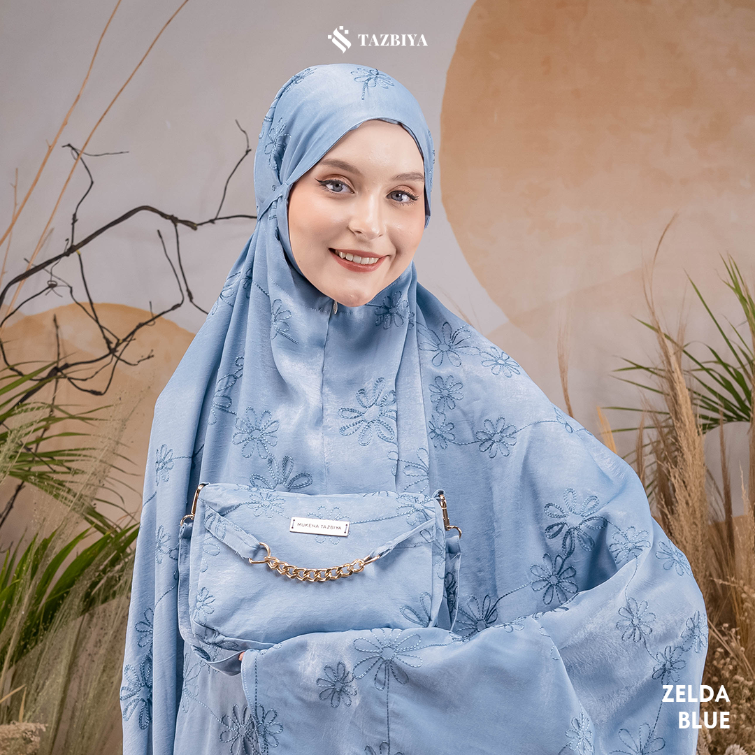 MUKENA PREMIUM SILK BORDIR TAZBIYA DEWASA ZELDA SERIES