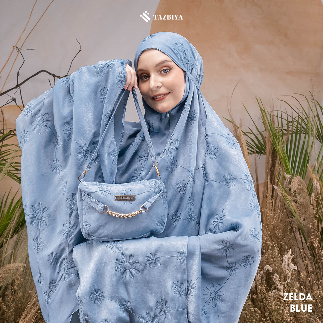 MUKENA PREMIUM SILK BORDIR TAZBIYA DEWASA ZELDA SERIES
