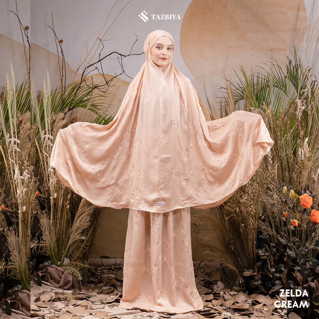 MUKENA PREMIUM SILK BORDIR TAZBIYA DEWASA ZELDA SERIES