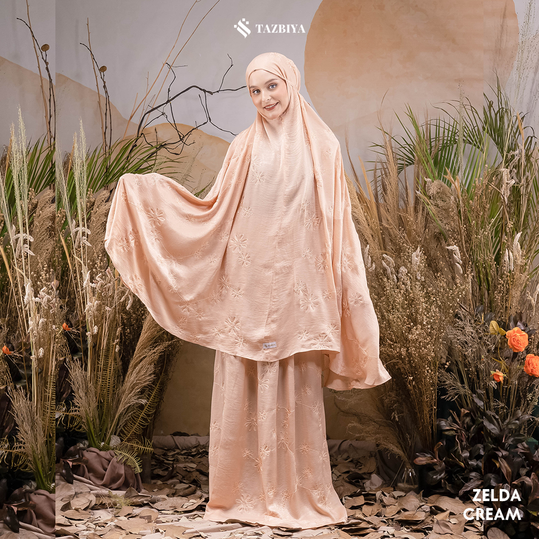 MUKENA PREMIUM SILK BORDIR TAZBIYA DEWASA ZELDA SERIES