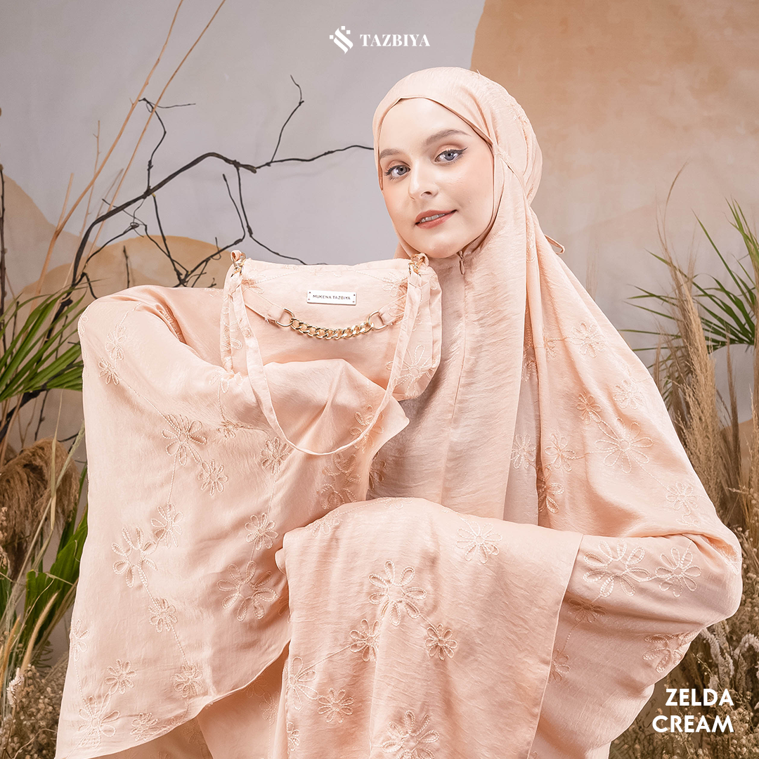 MUKENA PREMIUM SILK BORDIR TAZBIYA DEWASA ZELDA SERIES
