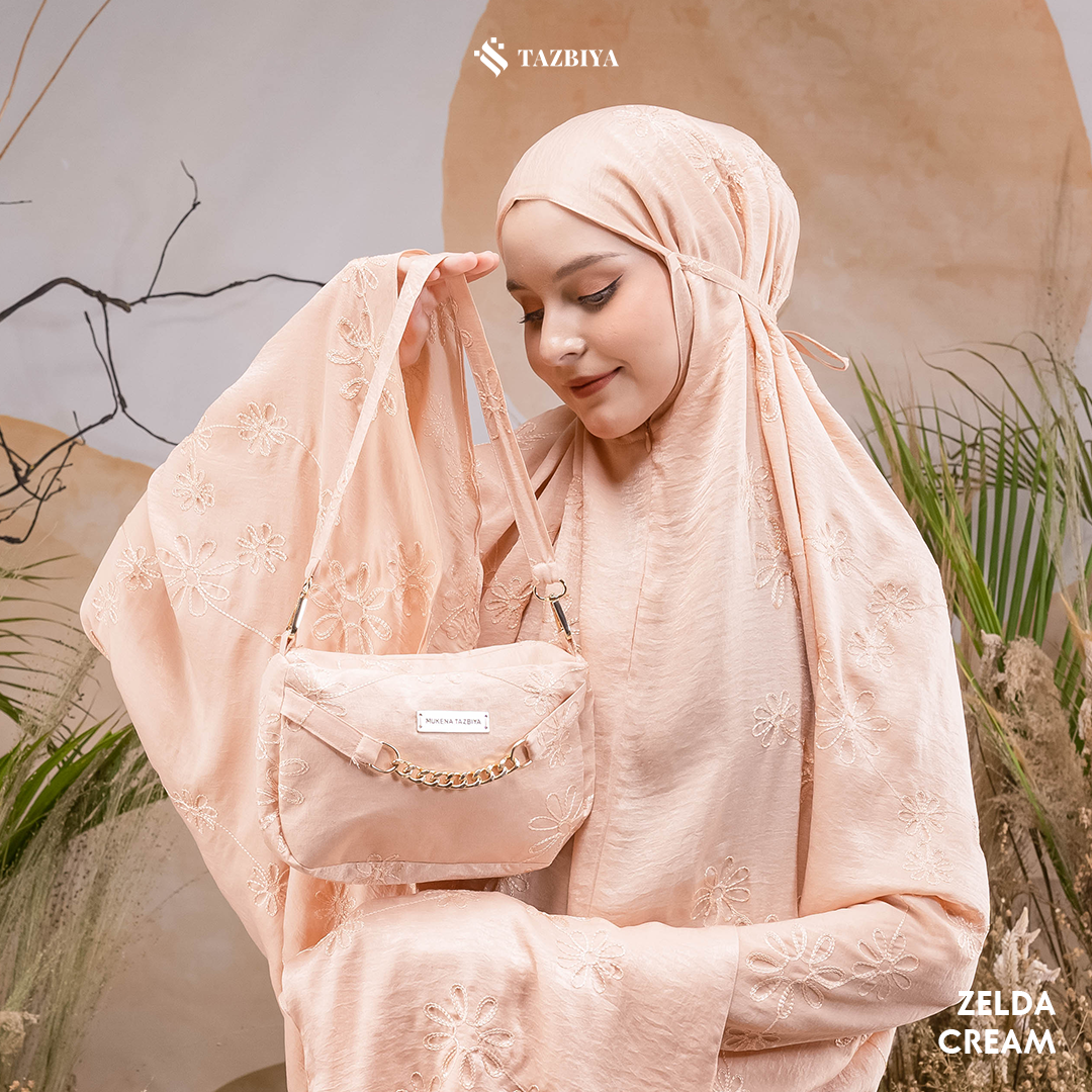 MUKENA PREMIUM SILK BORDIR TAZBIYA DEWASA ZELDA SERIES