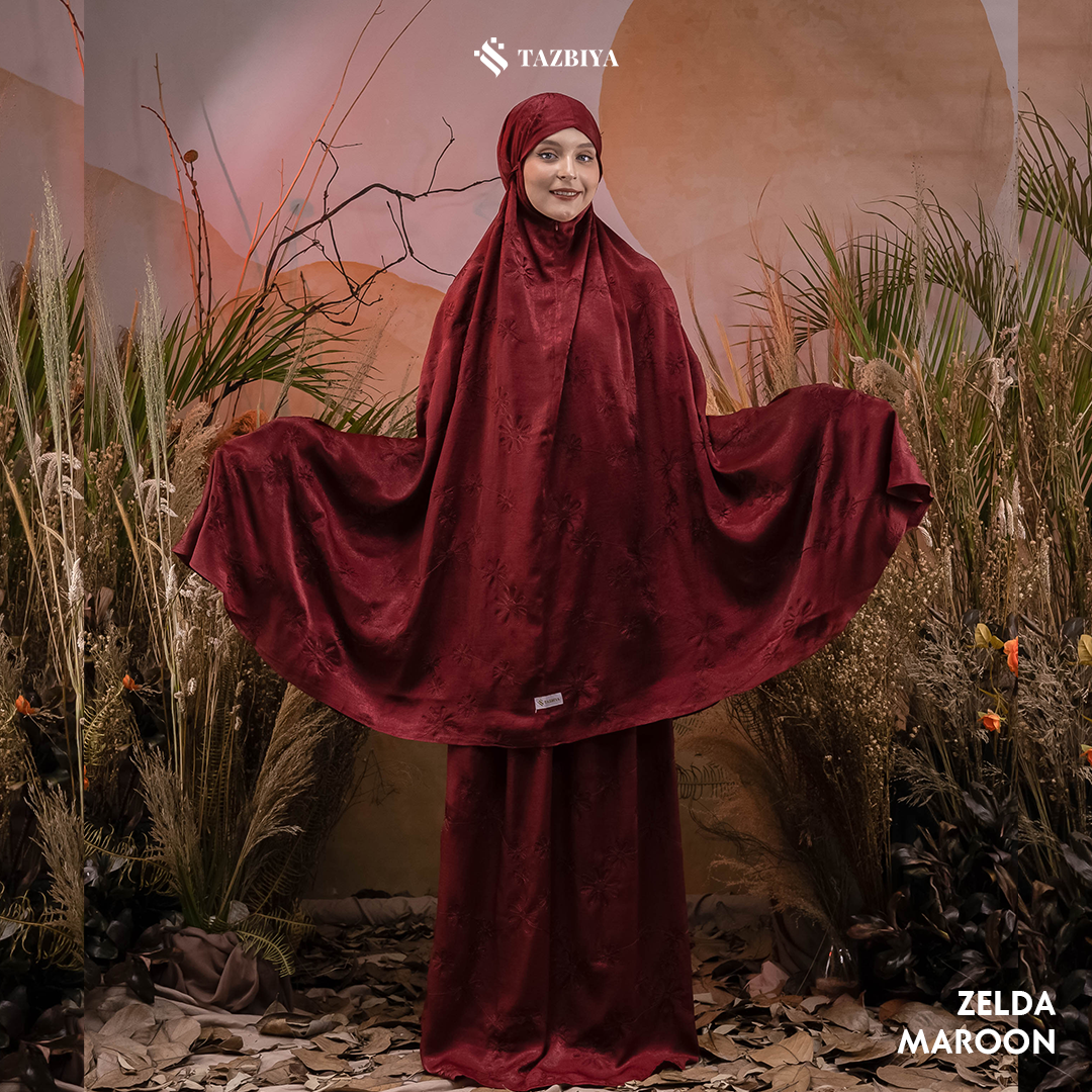 MUKENA PREMIUM SILK BORDIR TAZBIYA DEWASA ZELDA SERIES