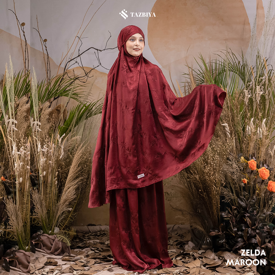 MUKENA PREMIUM SILK BORDIR TAZBIYA DEWASA ZELDA SERIES