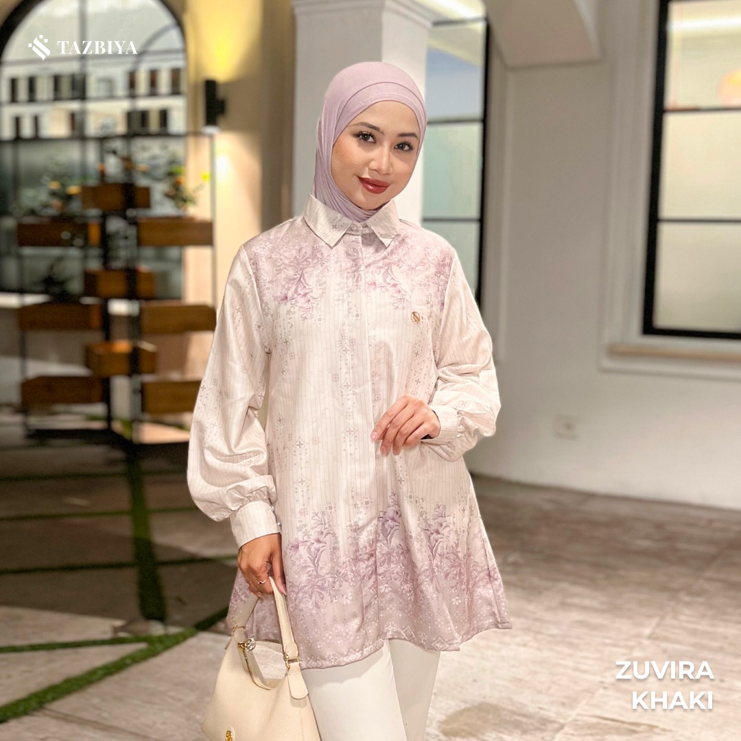 TAZBIYA BLOUSE ZUVIRA SERIES | BLOUSE PREMIUM | ATASAN WANITA