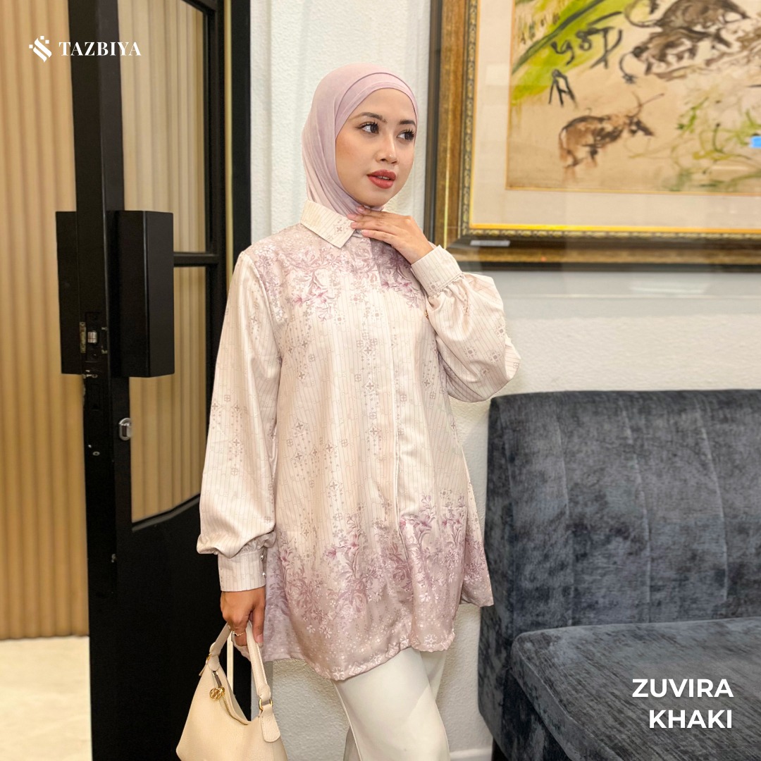 TAZBIYA BLOUSE ZUVIRA SERIES | BLOUSE PREMIUM | ATASAN WANITA