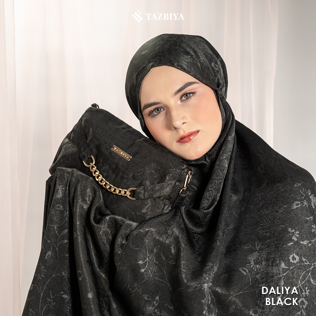 MUKENA PREMIUM EMBOSS SANTORINI TAZBIYA DEWASA DALIYA SERIES