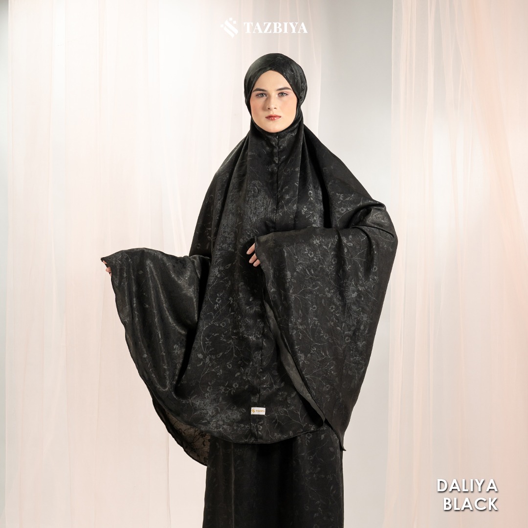 MUKENA PREMIUM EMBOSS SANTORINI TAZBIYA DEWASA DALIYA SERIES
