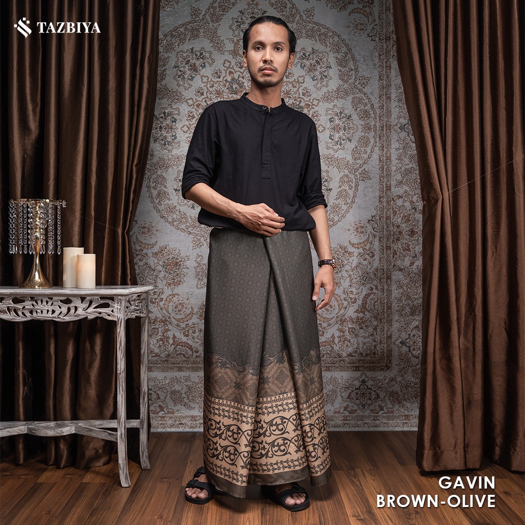 [NEW!] TAZBIYA PRAYER-SET SARUNG GAVIN SERIES I SARUNG LAKI LAKI DEWASA MOTIF