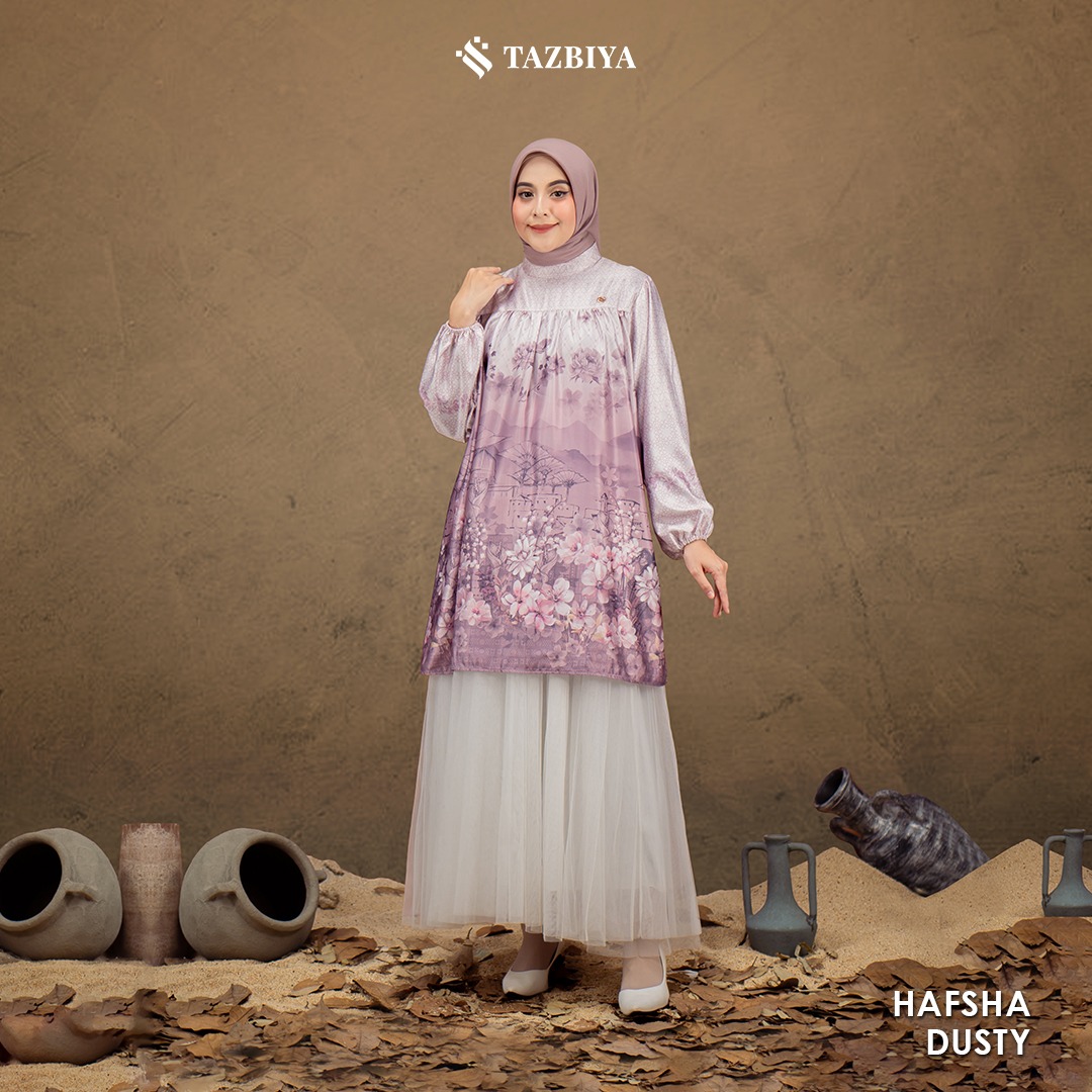 [NEW!] TAZBIYA MUSLIMWEAR TUNIK IDUL ADHA DIOR HAFSHA 