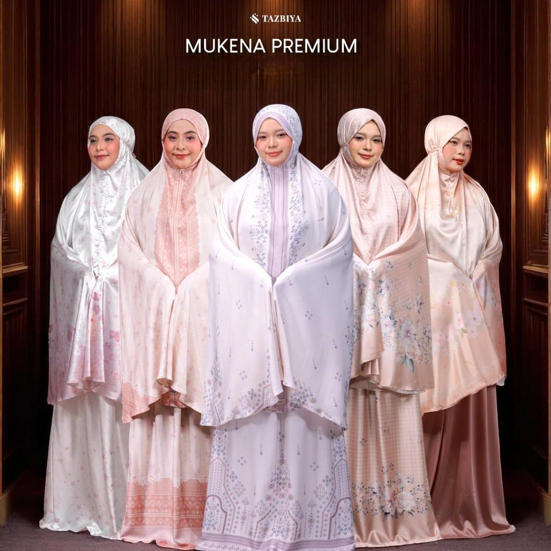 [HANYA 199K] MUKENA TAZBIYA PREMIUM RAYON SATIN SILK DEWASA LAST STOCK I LAST CHANCE TO BUY (WARNA-BAHAN-MOTIF RANDOM)