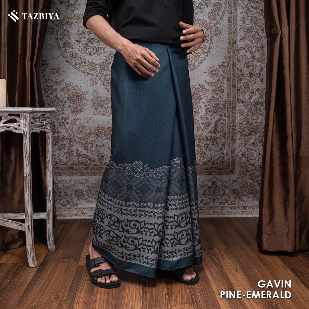 [NEW!] TAZBIYA PRAYER-SET SARUNG GAVIN SERIES I SARUNG LAKI LAKI DEWASA MOTIF