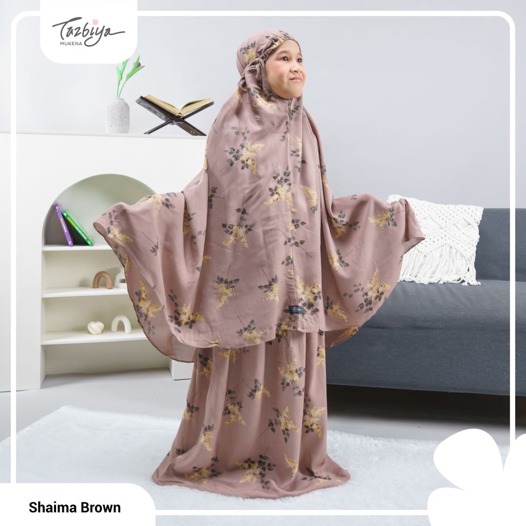 MUKENA ANAK TAZBIYA SHAIMA SERIES I Usia 5 - 12 Tahun