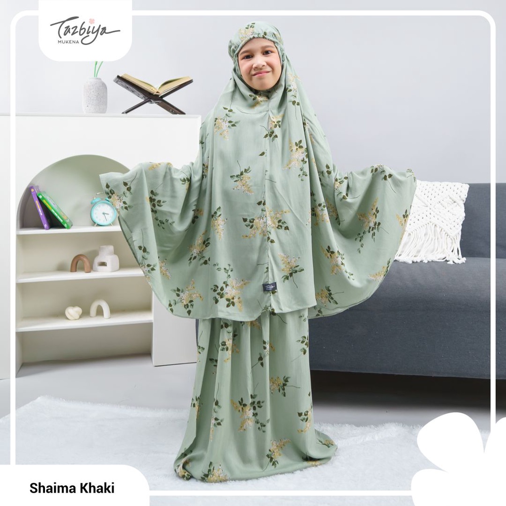 MUKENA ANAK TAZBIYA SHAIMA SERIES I Usia 5 - 12 Tahun