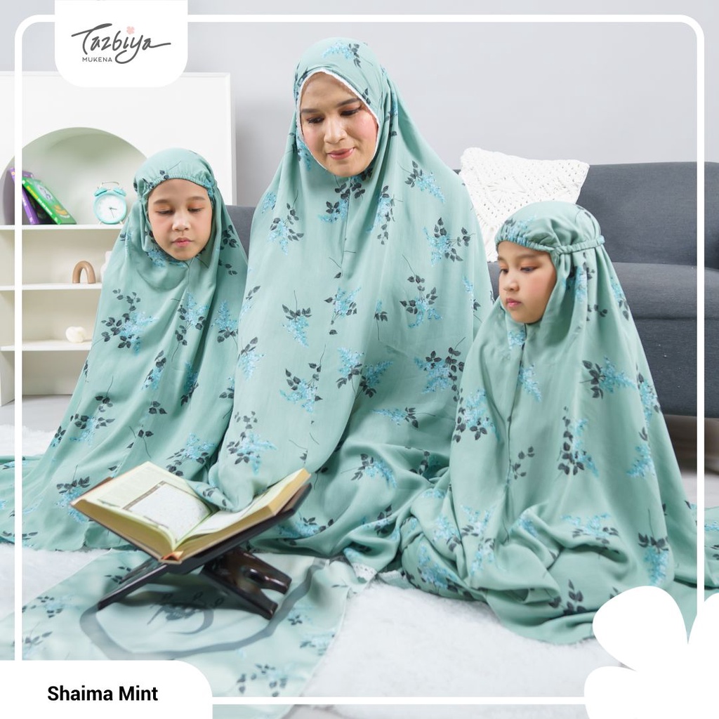 MUKENA ANAK TAZBIYA SHAIMA SERIES I Usia 5 - 12 Tahun