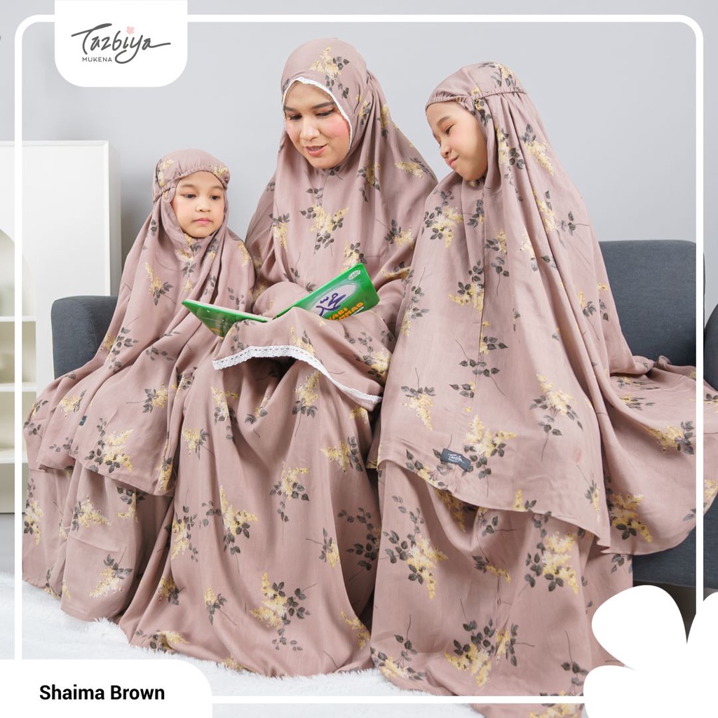 MUKENA ANAK TAZBIYA SHAIMA SERIES I Usia 5 - 12 Tahun