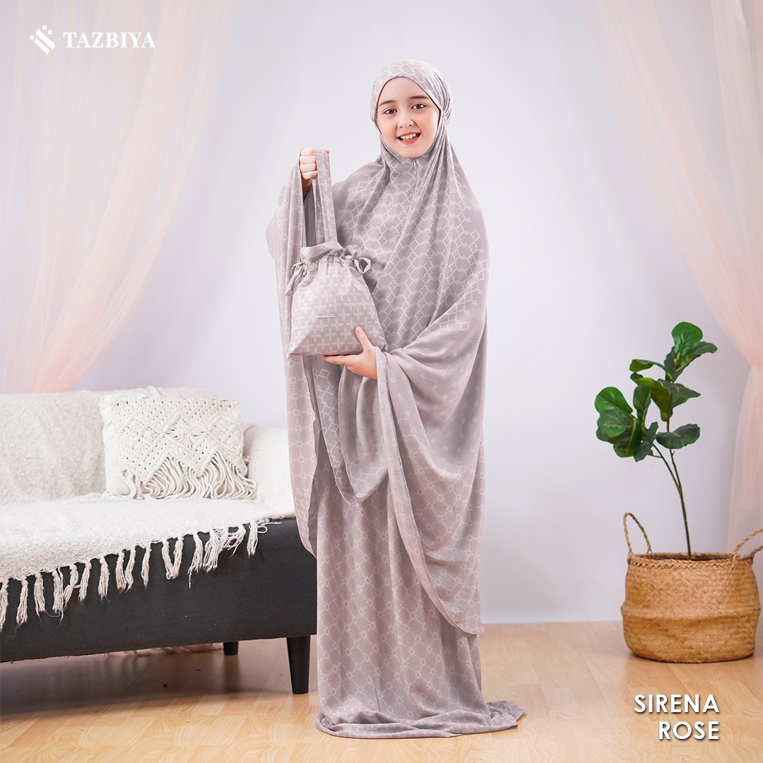 TAZBIYA MUKENA ANAK RAYON SERIES I Mukena Anak Motif TK SD SMP | Mukena Anak 4-14 Tahun