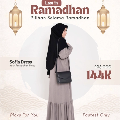 Image of Mininos Sofia Dress | Gamis Daily Look SImple