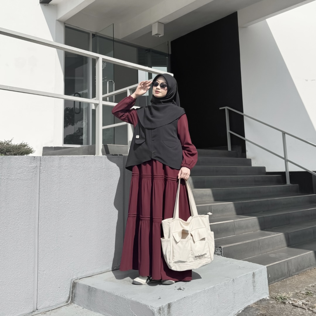 Mininos Kana Outer Vest Luaran Casual Formal