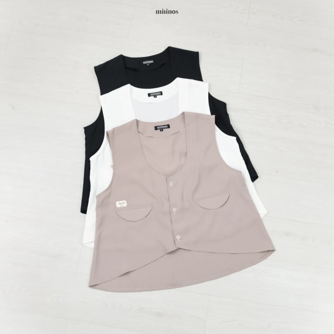 Mininos Kana Outer Vest Luaran Casual Formal