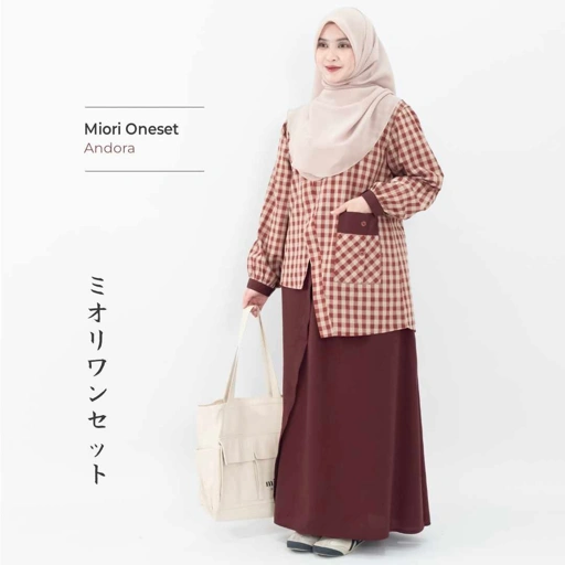 Image of Mininos Miori Oneset Atasan Bawahan Terbaru Kekinian