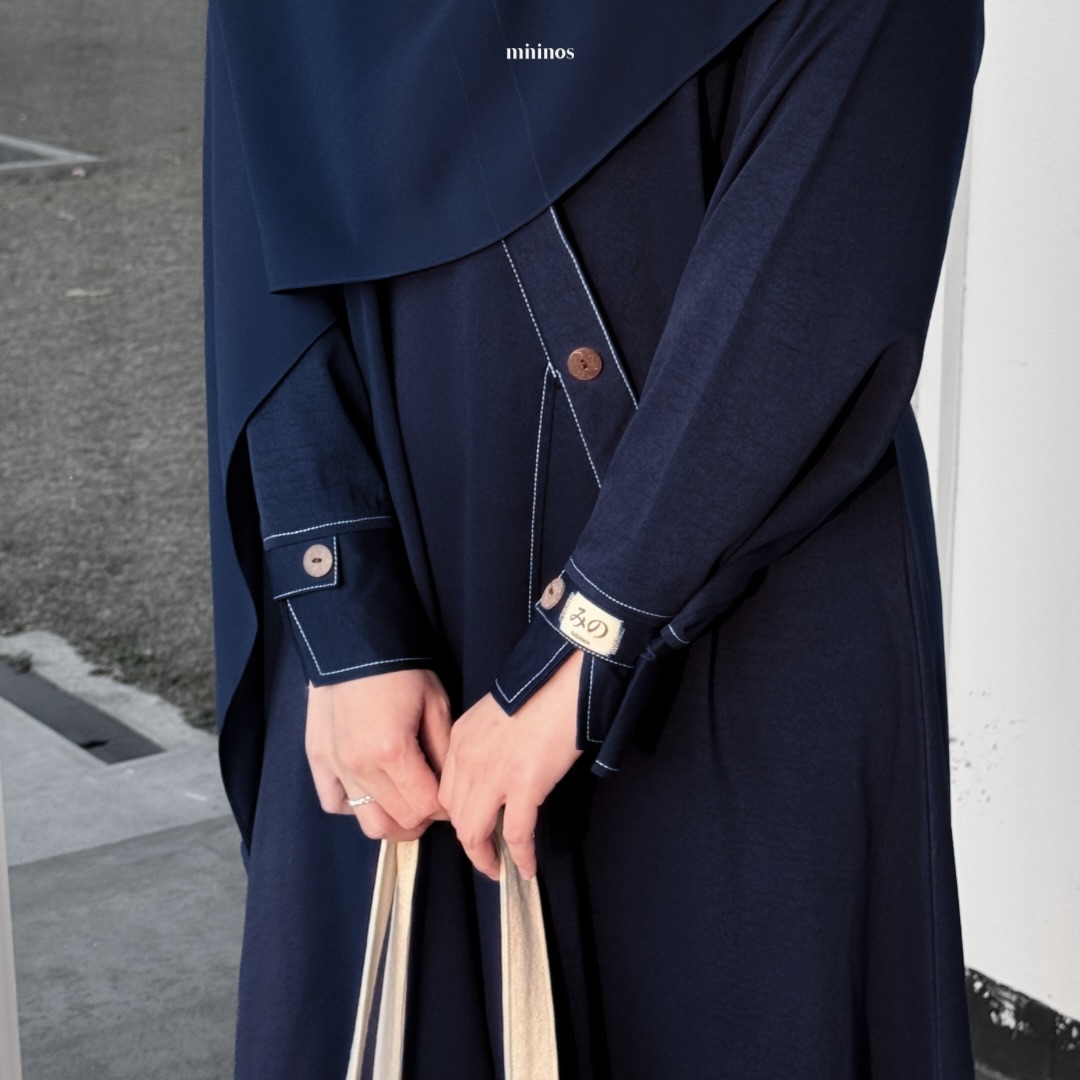 Mininos Shaki Abaya Kimono Gamis Muslimah