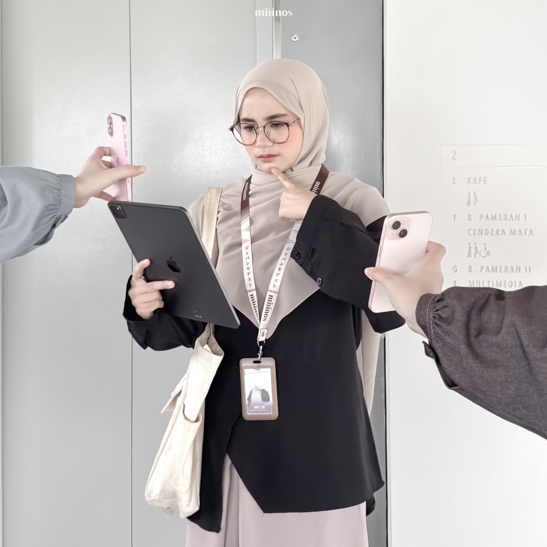 Mininos Takumi Set Celana Setelan Rok Celana Muslimah