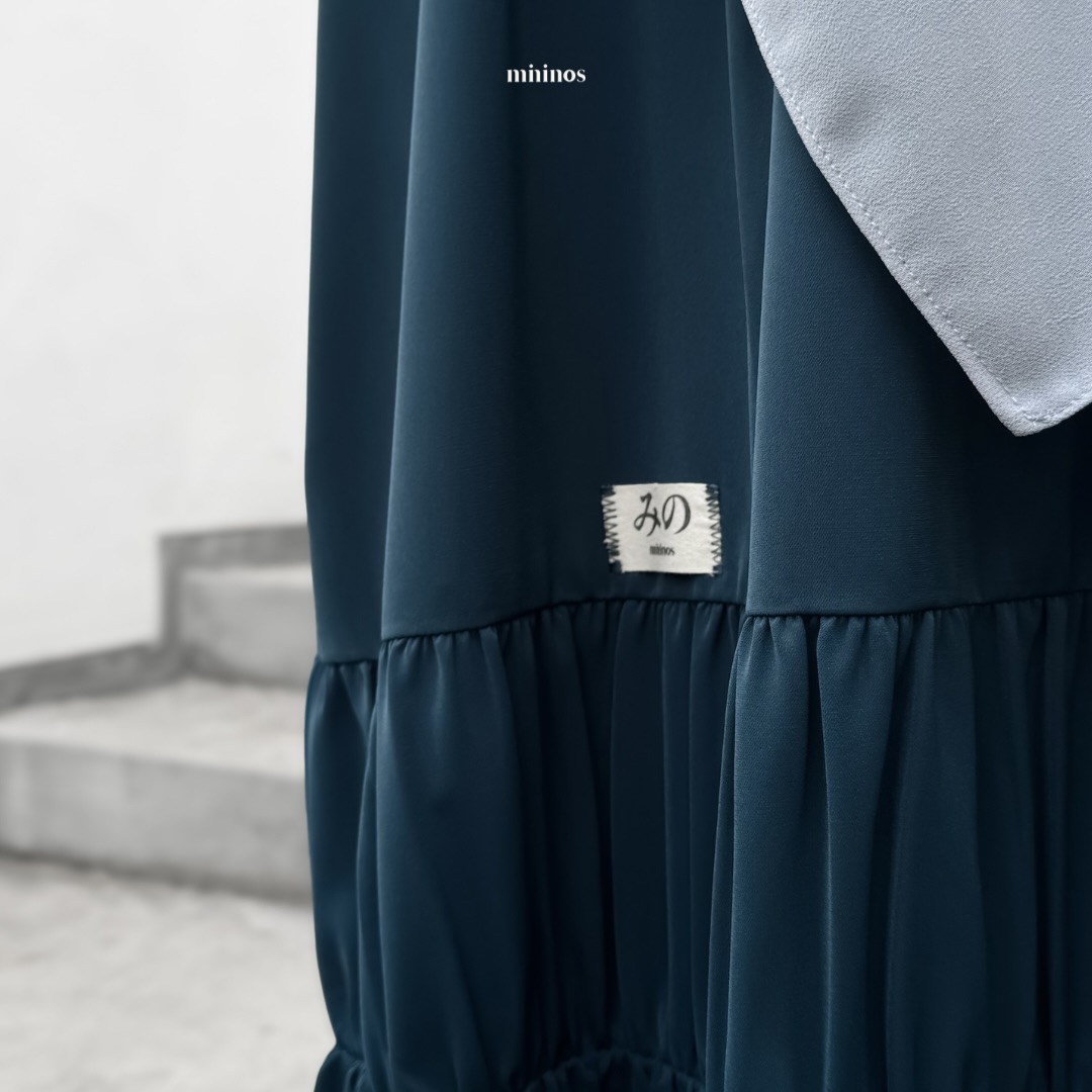 Mininos Chira Simply Dress Gamis Muslimah Syari Stylish Wanita