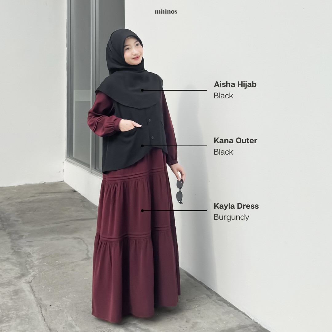 Mininos Kana Outer Vest Luaran Casual Formal
