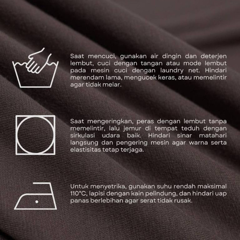 Wilove | Mininos Rabia Hijab Pashmina Oval Kaos Premium