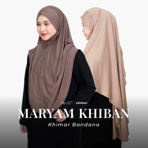 Image of Wilove | Mininos Maryam Khiban | Khimar Bandana Instant Kaos Spandex Premium
