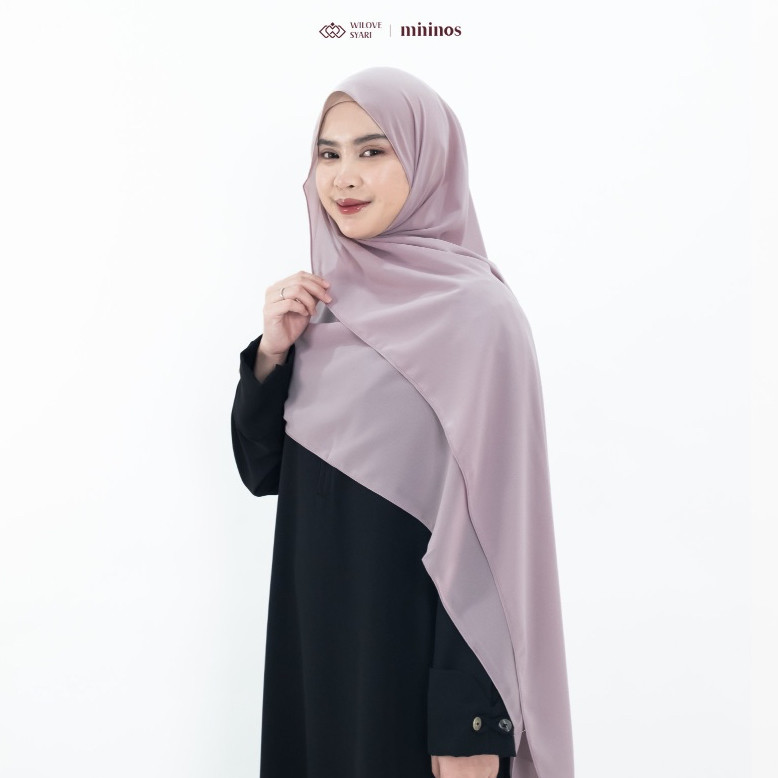WIlove | Mininos Pashmina Jumbo | Jilbab Ceruty Babydoll Syar'i Muslim Panjang
