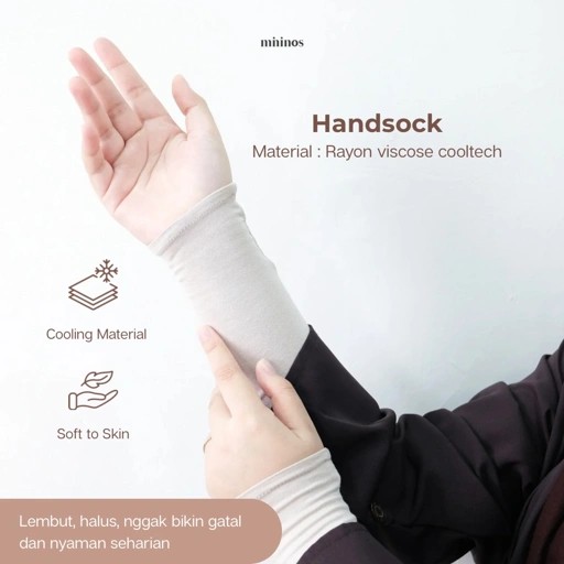 Mininos Handsock Manset Tangan Adem Rayon Viscose
