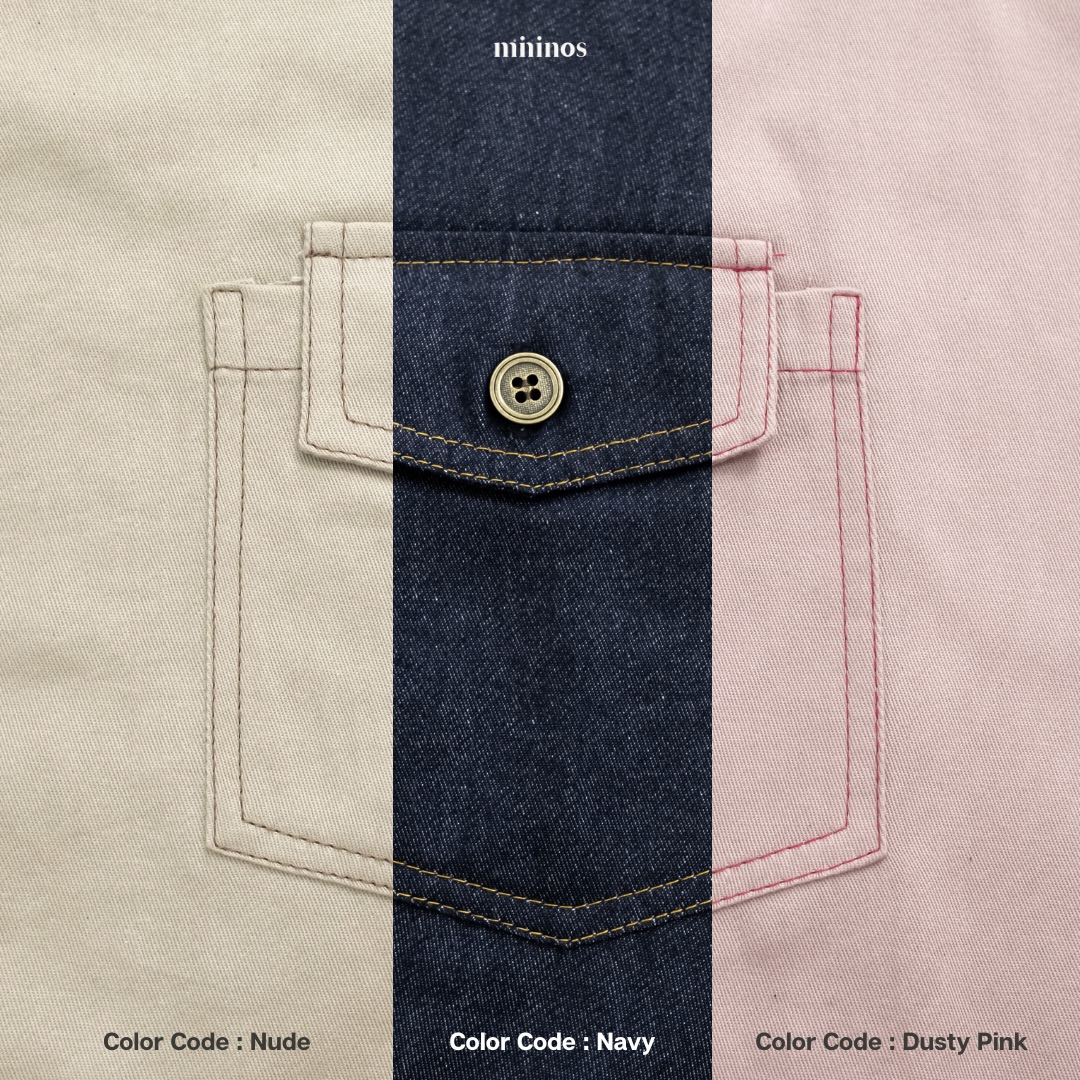 Mininos Kizuna Jeans Outer Luaran Hangout Kasual Wanita