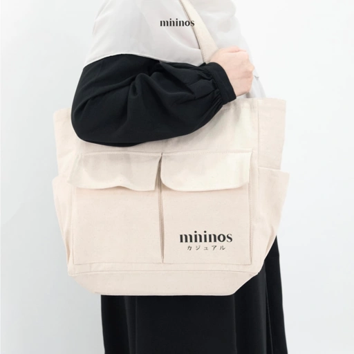 Image of Mininos Naka ToteBag Canvas Japan Style