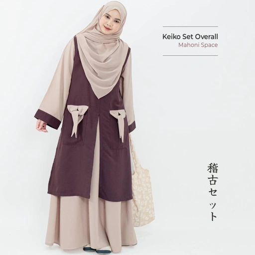 Image of Mininos Keiko Set Overall | Setelan 2in1 Daily Origami Remaja