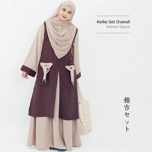 Image of Mininos Keiko Set Overall | Setelan 2in1 Daily Origami Remaja