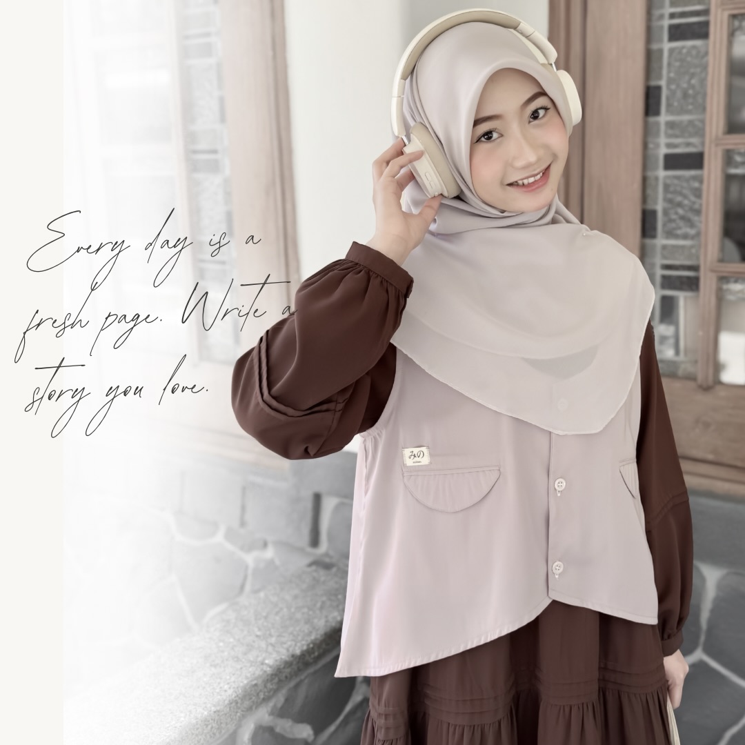 Mininos Kana Outer Vest Luaran Casual Formal
