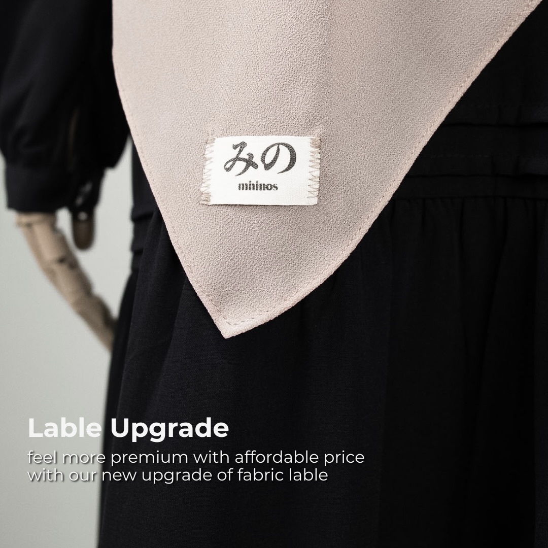 Mininos Yuna Khiban Khimar Bandana Hijab Kekinian Ceruty