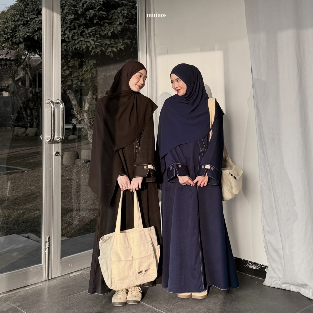 Mininos Shaki Abaya Kimono Gamis Muslimah