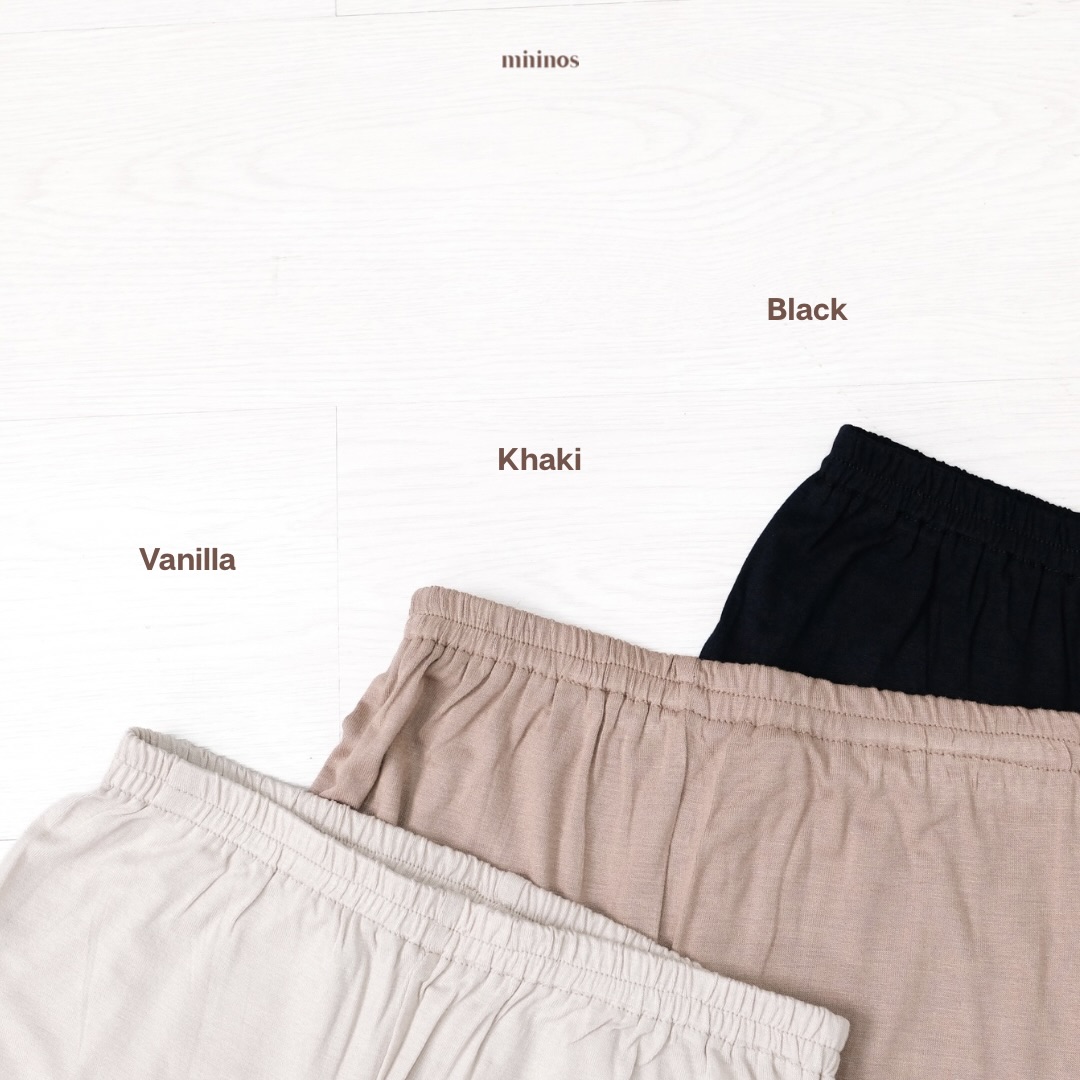 Mininos Legging Basic Bahan Rayon Viscose Adem